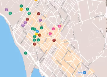 Mappa centro storico