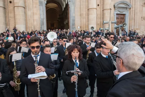 Processione del venerdì santo - la banda