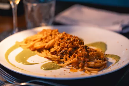 piatto a base di pesce