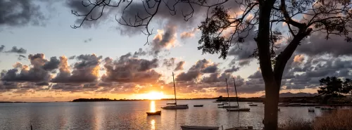 Tramonti alla riserva dello stagnone